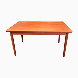 Danish Dining Table in Teak with Double Pull-Out Tops, 1960s