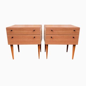 Mid-Century Nachttische, 2 . Set