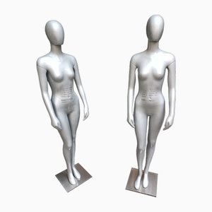 Plastic Fiber Mannequins with Head and Arms by Gaetano Pesce for MD Studio, 1990s, Set of 2