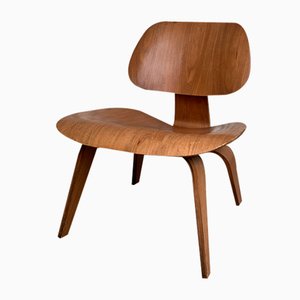 LCW Lounge Chair in Walnut by Charles & Ray Eames for Herman Miller, 1950s