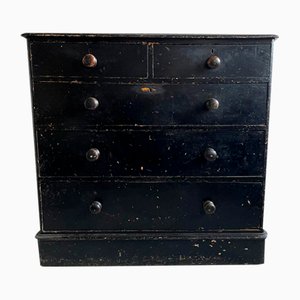 Victorian Painted Chest of Drawers, 1890s