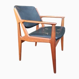 Poltrona vintage in teak di Arne Vodder per Vamo Mobler, anni '60