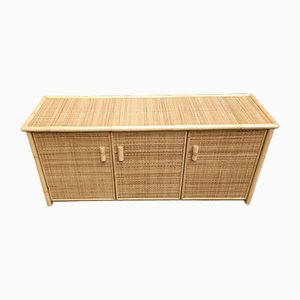 Sideboard in Bamboo and Wicker from Conegliano, 1960s