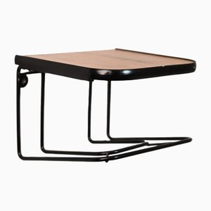 Table de Chevet Suspendue avec Détails Noirs, 1960s