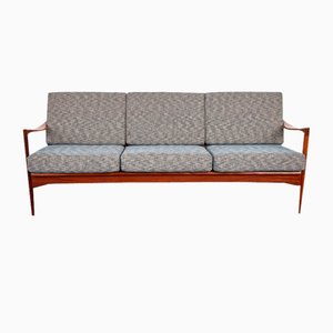 Mid-Century Vintage Teak Sofa Model: Candidate by Ib Kofod Larsen for O.P.E., Sweden, 1960s