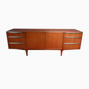 Tom Robertson zugeschriebenes Vintage Sideboard aus Teak & Messing für McIntosh, 1960er