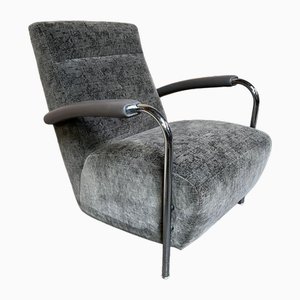 Chaise en Tissu Gris de Leolux