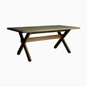 Table de Salle à Manger en Pin Vert par WK Möbel, Allemagne, 1960s