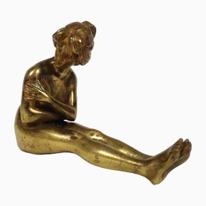 Art Nouveau Bronzes Nutcracker Nude Woman