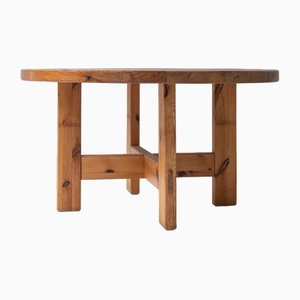 Table de Salle à Manger Ronde attribuée à Roland Wilhelmsson pour Karl Andersson et Soner à Huskvarna, Suède, 1970