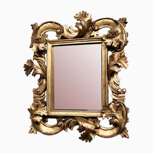 Baroque Hand Carved Frame Complete with Mirror, 1980s