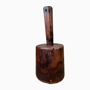 Meiji Wooden Straw Hammer, Japan, 1890s