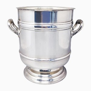 Ice Bucket in Silver Plated by Christofle, France, 1950s
