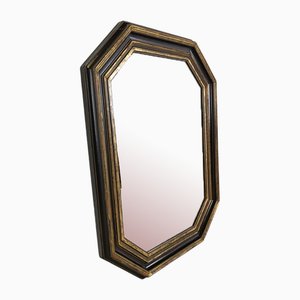 Specchio vintage in legno dorato di Deknudt, anni '70