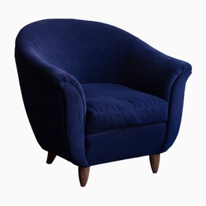 Fauteuil Art Déco en Tissu, Italie