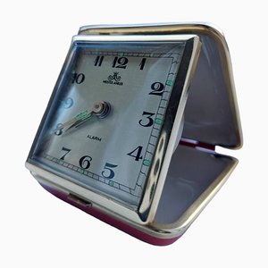 Reloj despertador de viaje vintage de Meister Anker, 1955