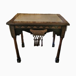 Antique Inlaid Center Table by Carlo Bugatti