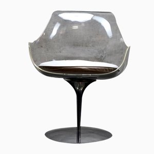 Vintage Champagner Stuhl aus Acrylglas von Estelle & Erwin Laverne, 1970er