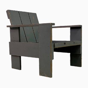 Crate Armlehnstuhl von Gerrit Rietveld für Van Groenekan