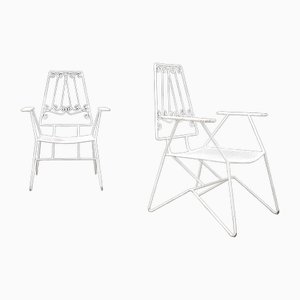 Garden Chairs in the style of Mathieu Mategot, 1960s, Set of 2