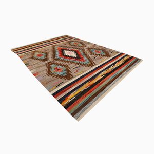 Alfombra Kilim turca grande de lana