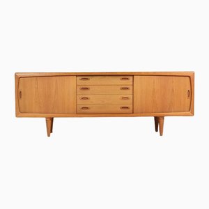 Credenza vintage in teak di HP Hansen, anni '60