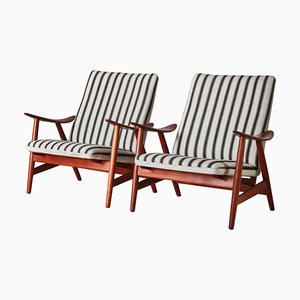 Set of Modern Danish Armchairs by Søren Willadsen attributed to Illum Wikkelsø, 1950s