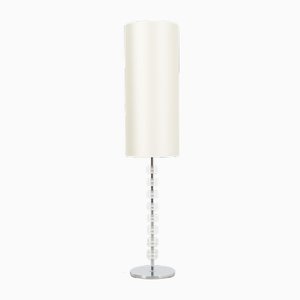 Floor Lamp with Acrylic Glass and Chrome
