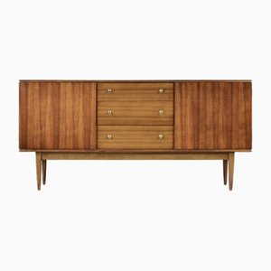 Mid-Century British Walnut and Brass Sideboard from Wrighton, 1960s