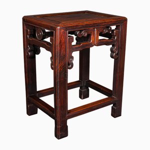 Mesa auxiliar china antigua, década de 1900