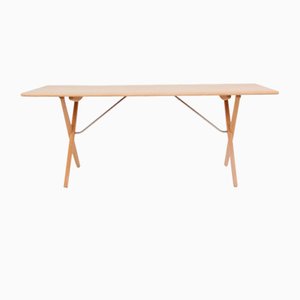 PP85 Dining Table in Oak with 2 Extension Plates by Hans J. Wegner for PP Møbler, 2010s, Set of 3