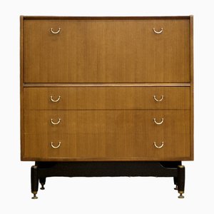 Coffre Mid-Century Tola et Tallboy Noir de G Plan, 1950s