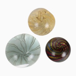 Fermacarte in vetro di Murano, set di 12
