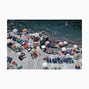 Slim Aarons, Positano Beach, Impresión digital y papel fotográfico