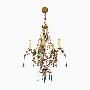 Bette Davis Fruits Murano Chandelier, 1950s