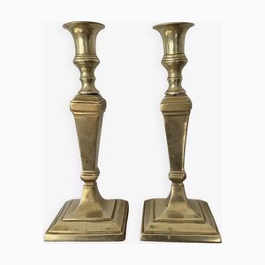 Brass Candlesticks, Set of 2