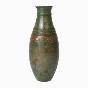 Vase Ovoïde Art Déco dans Dinanderie, 20ème Siècle