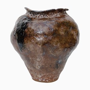 Braune Rituals Vase von Lisa Geue