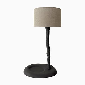 Lampe Bibelot Abstraite en Bois par Atelier Monochrome