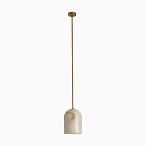 Belfry Alabaster Tube 16 Pendant by Contain