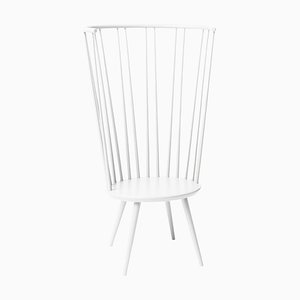 Silla Storängen de abedul en blanco de Storängen Design