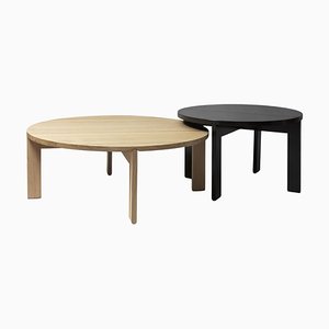 Tables Basses Rondes par Storängen Design, Set de 2
