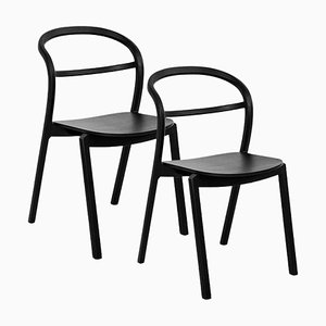 Schwarze Kastu Stühle von Made by Choice, 2er Set