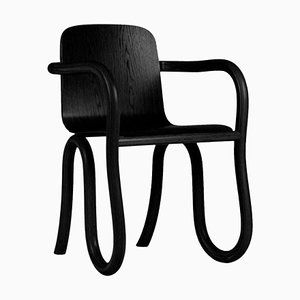 Chaise de Salle à Manger Kolho Noire Naturelle par Made by Choice