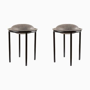 Black Cana Stools by Pauline Deltour, Set of 2