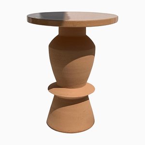 Terracotta Union Side Table by Lea Ginac