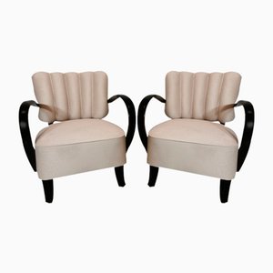 Cocktail Armchairs by Jindřich Halabala, 1950s, Set of 2
