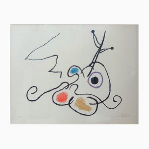 Joan Miró, Ubu aux Baléares, 1971, Lithograph