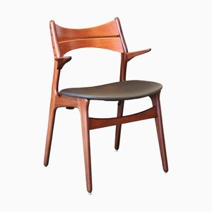 Fauteuil Modèle 310 en Teck par Erik Buch, 1960s