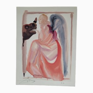 Dali, Le Ciel De Mercure, Lithographie, 20. Jahrhundert